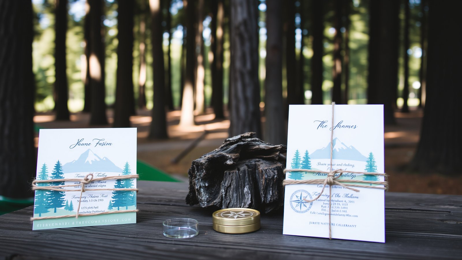 1. Nature-Inspired Invitations