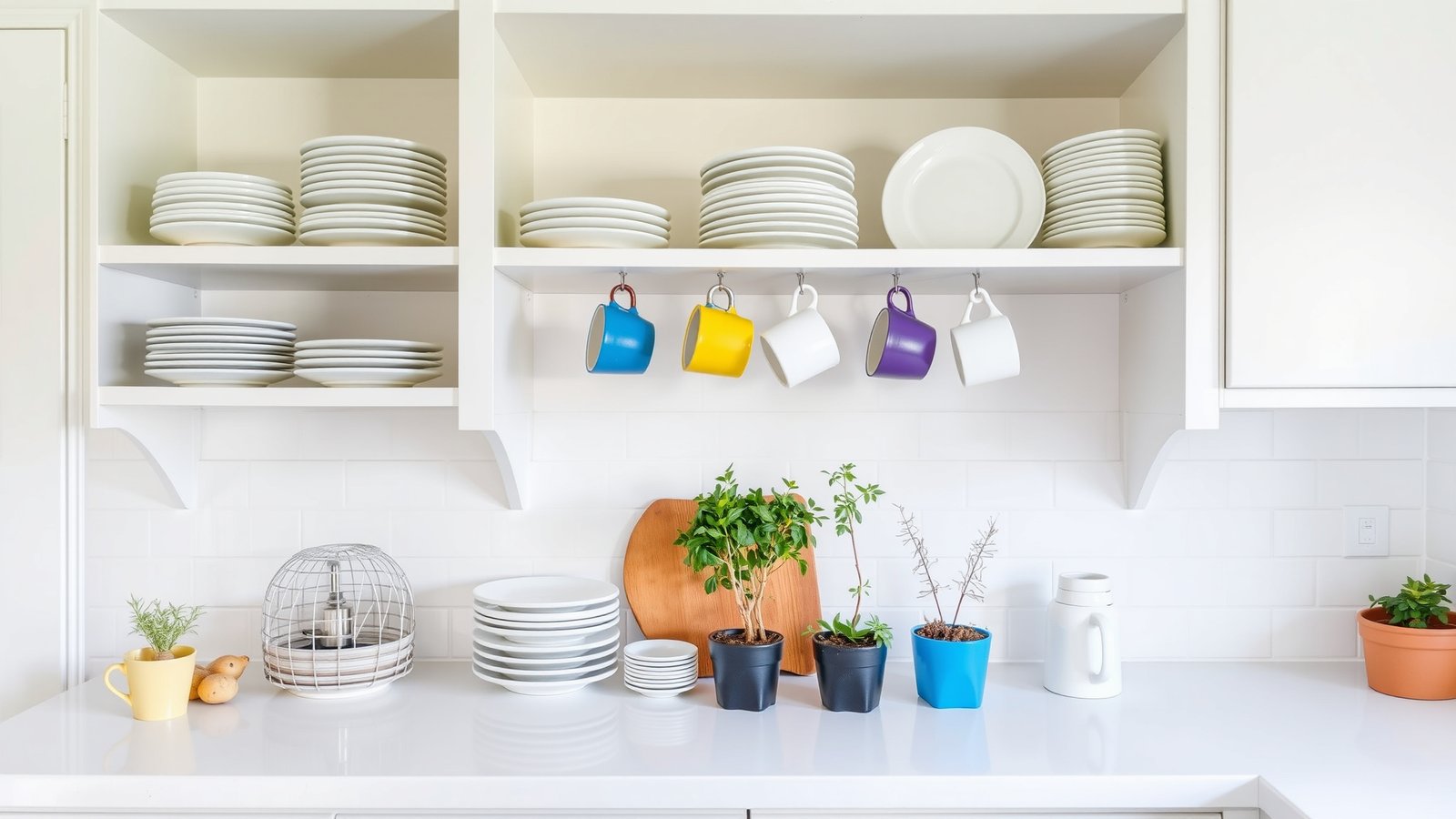 1. Open Shelving for Display