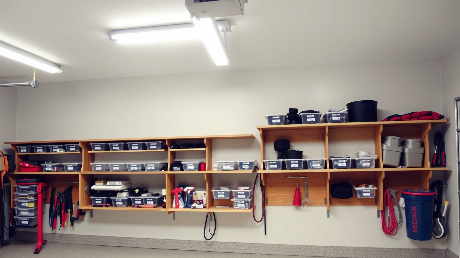 1. Wall-Mounted Shelving