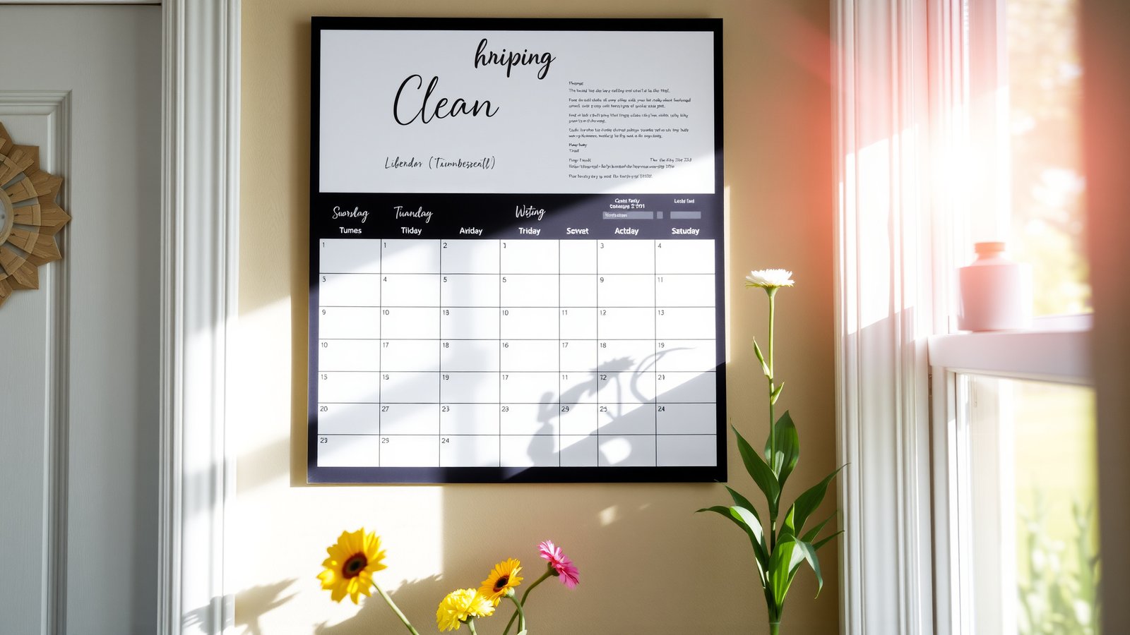 10. Create a Cleaning Schedule