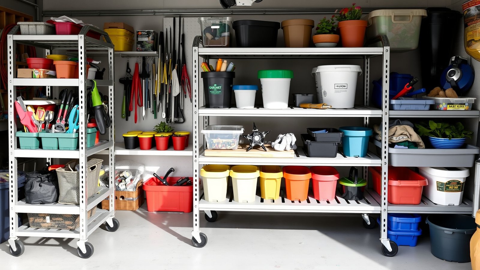 10. Rolling Storage Carts