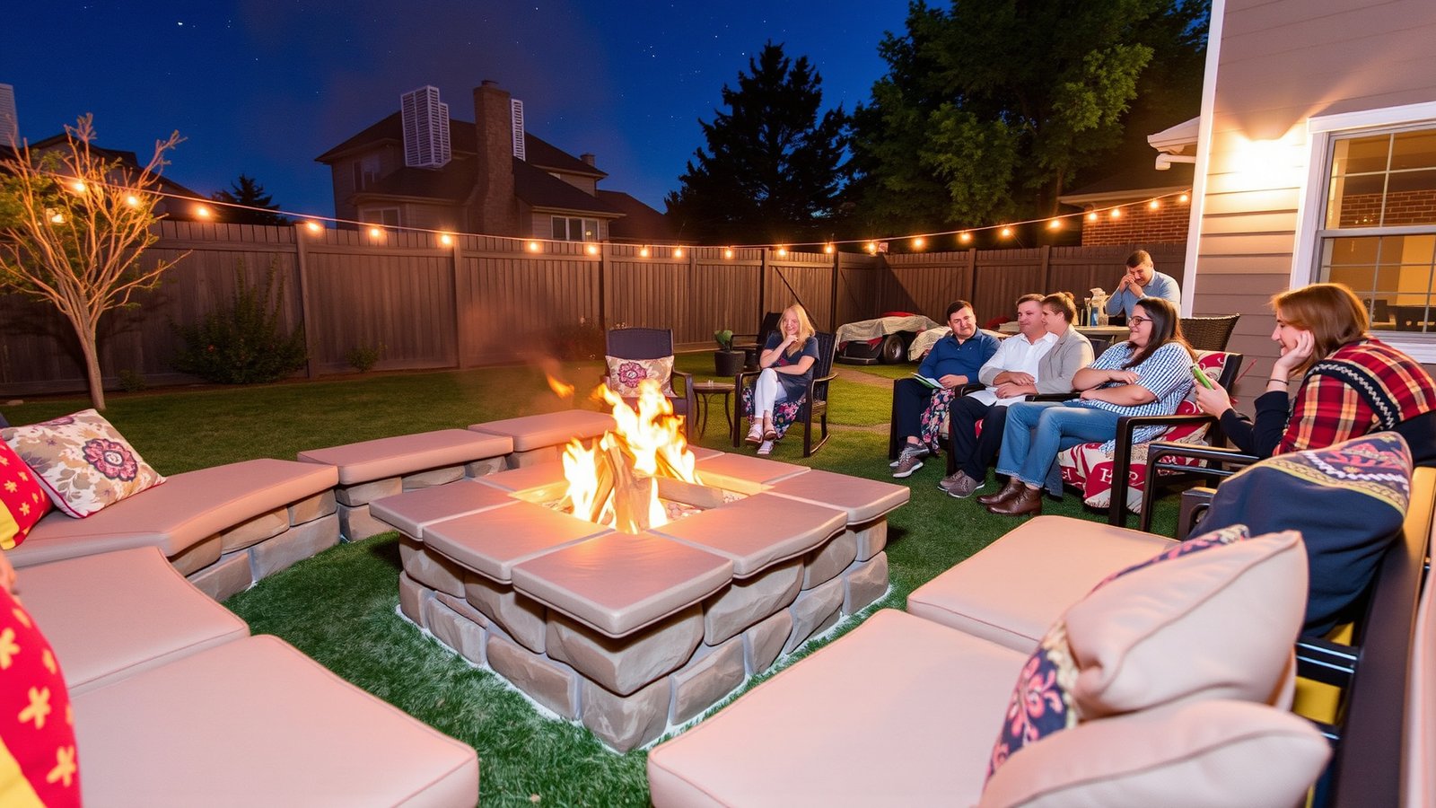 10. Romantic Fire Pit
