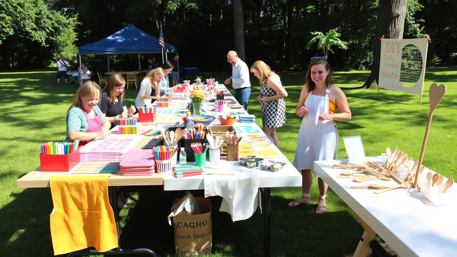 11. DIY BBQ-Themed Crafts