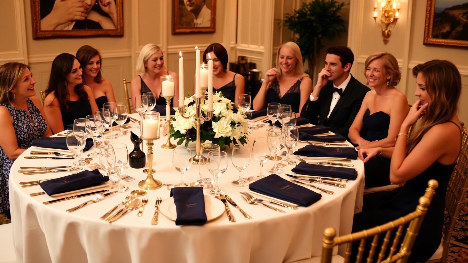11. Elegant Dinner Party
