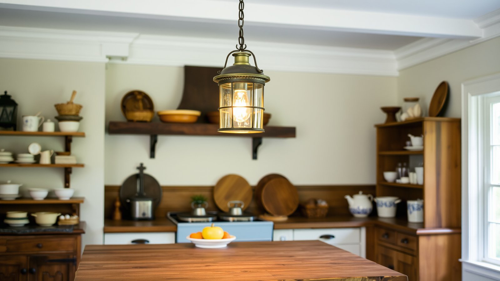 11. Vintage Lighting for Timeless Charm