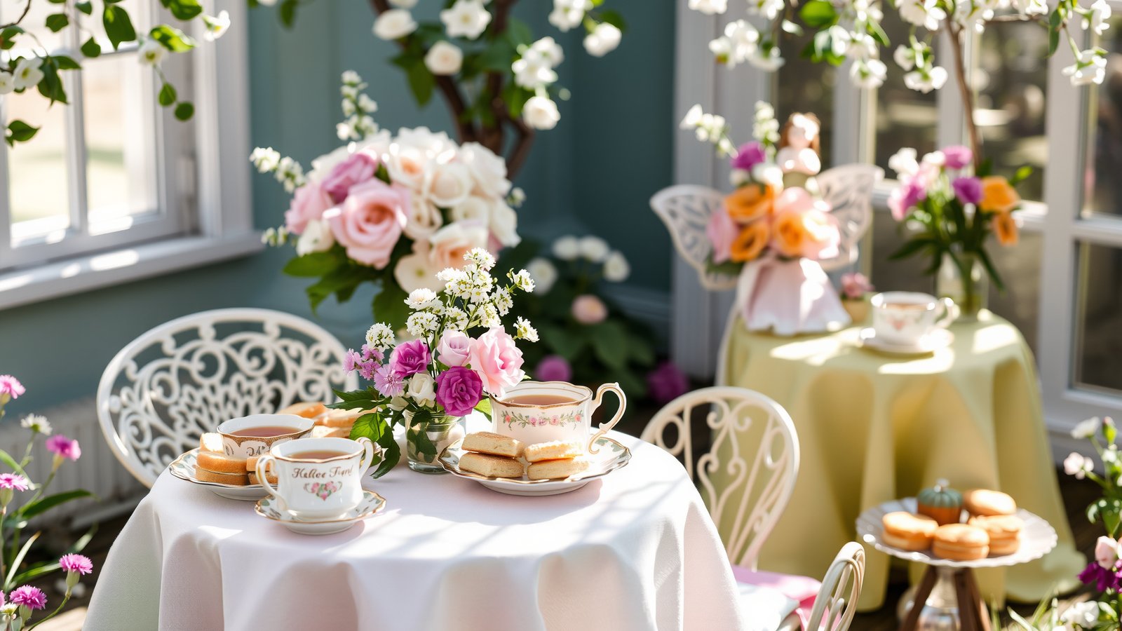 12. Fairy Tea Party Setup