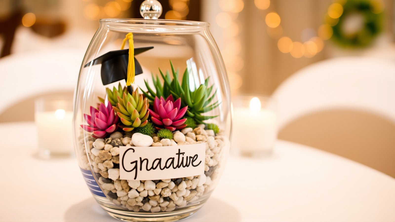 13. DIY Terrarium Centerpieces