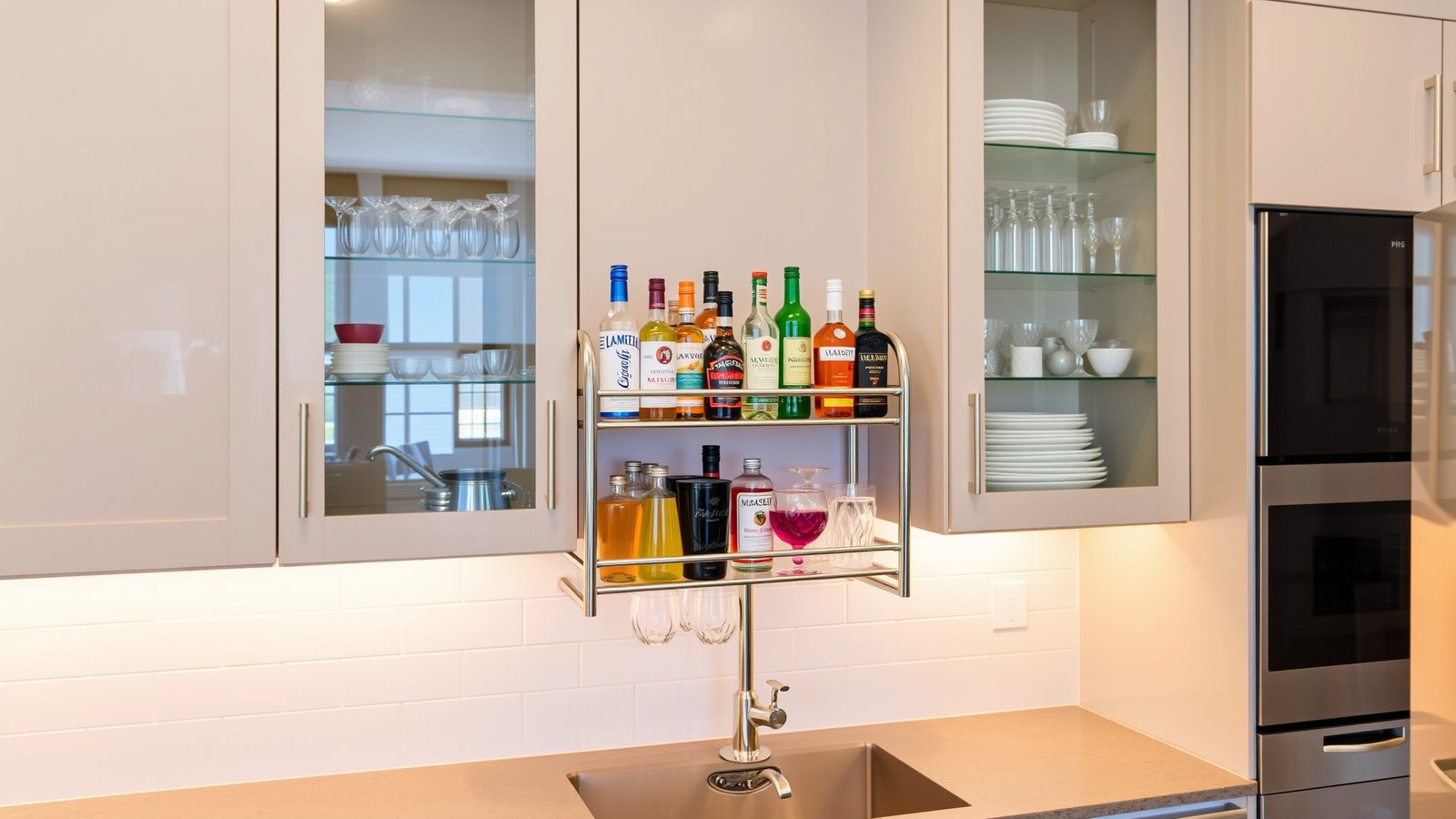 13. Install a Small Bar Cart