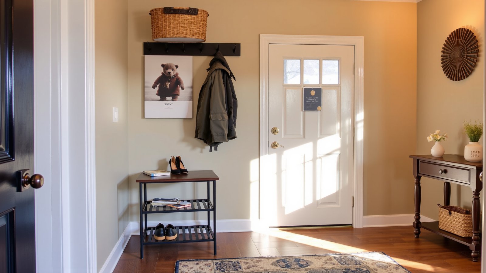 13. Keep a Tidy Entryway