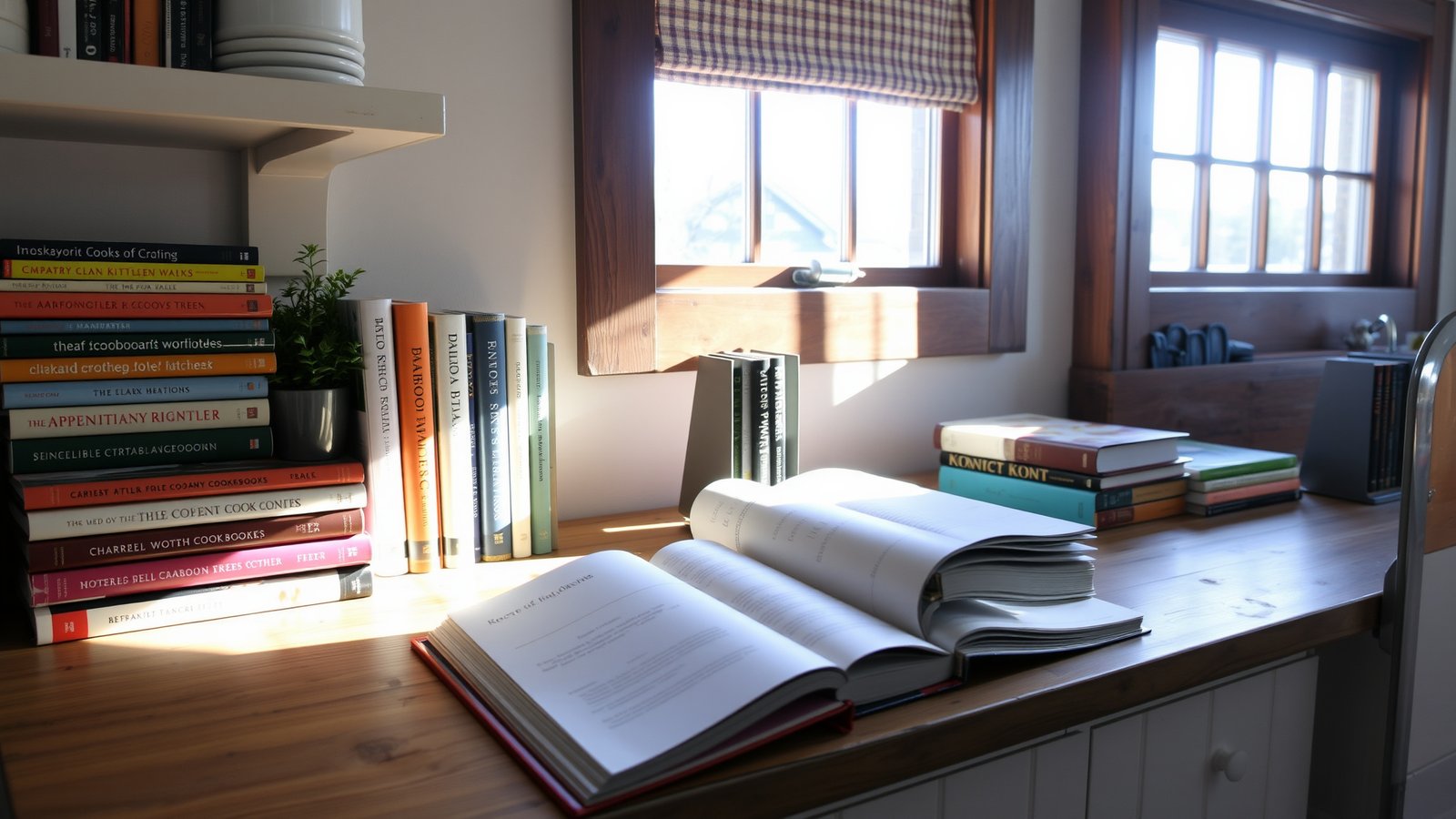 13. Showcase Your Favorite Cookbooks