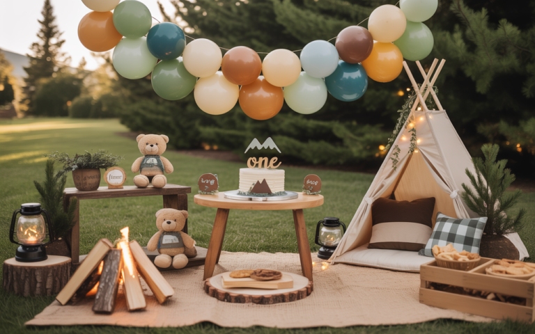 15 Adorable One Happy Camper First Birthday Ideas