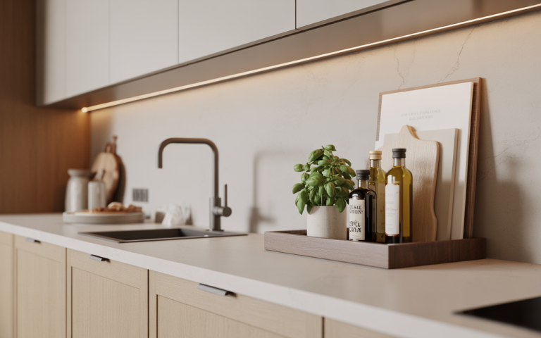 15 Aesthetic Kitchen Counter Styling Ideas for Homes