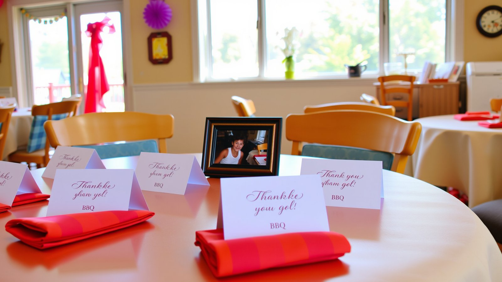 15. BBQ-Themed Thank You Cards