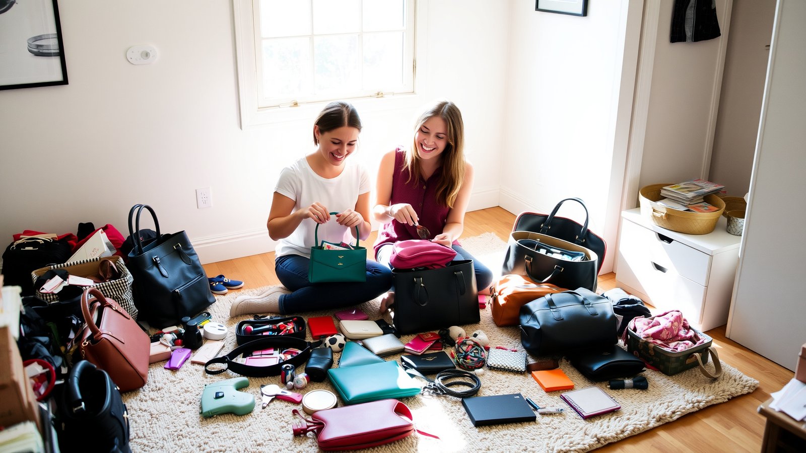 15. Designate a “Purse Cleaning Day”