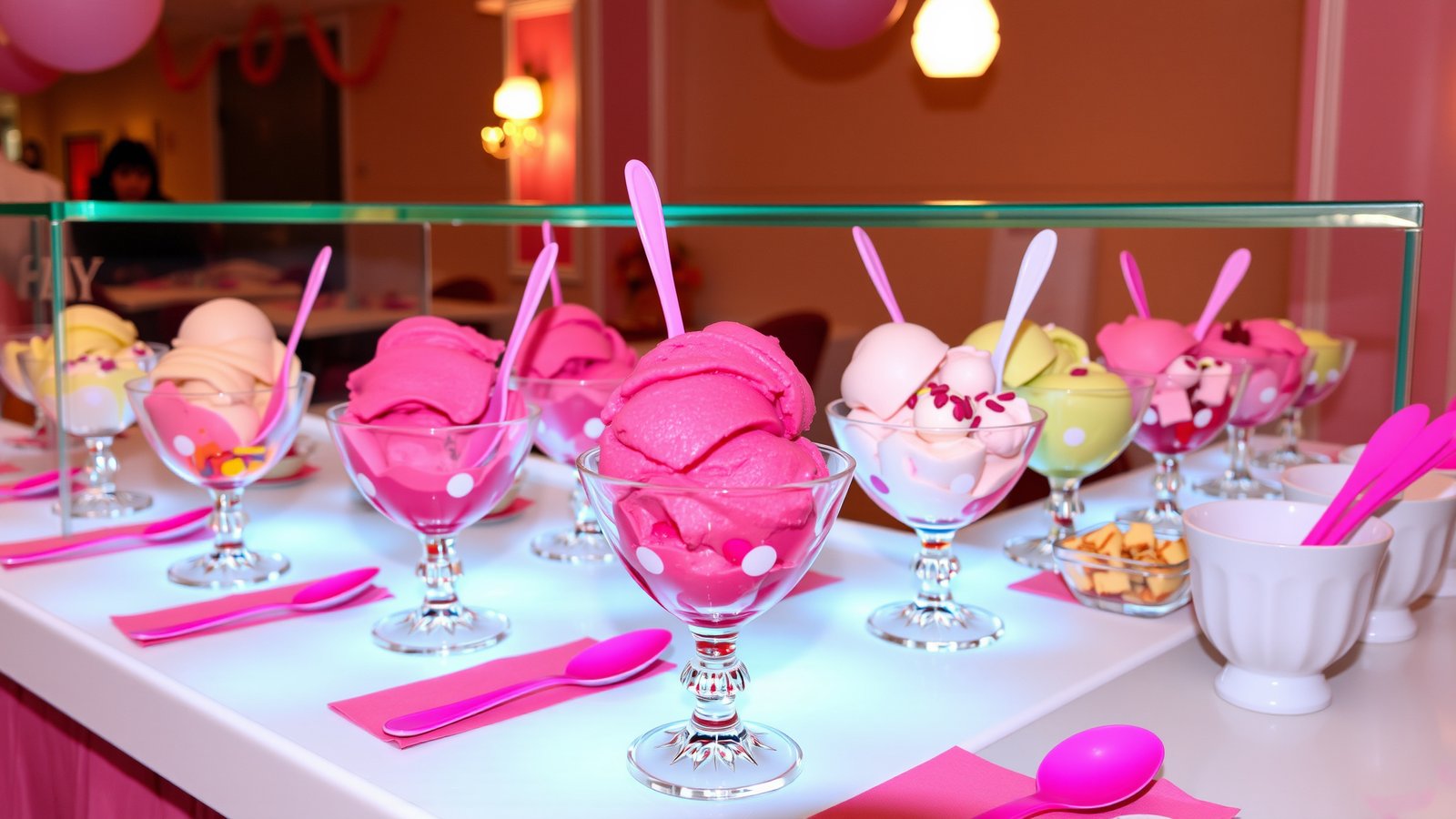 15. Pink Ice Cream Bar