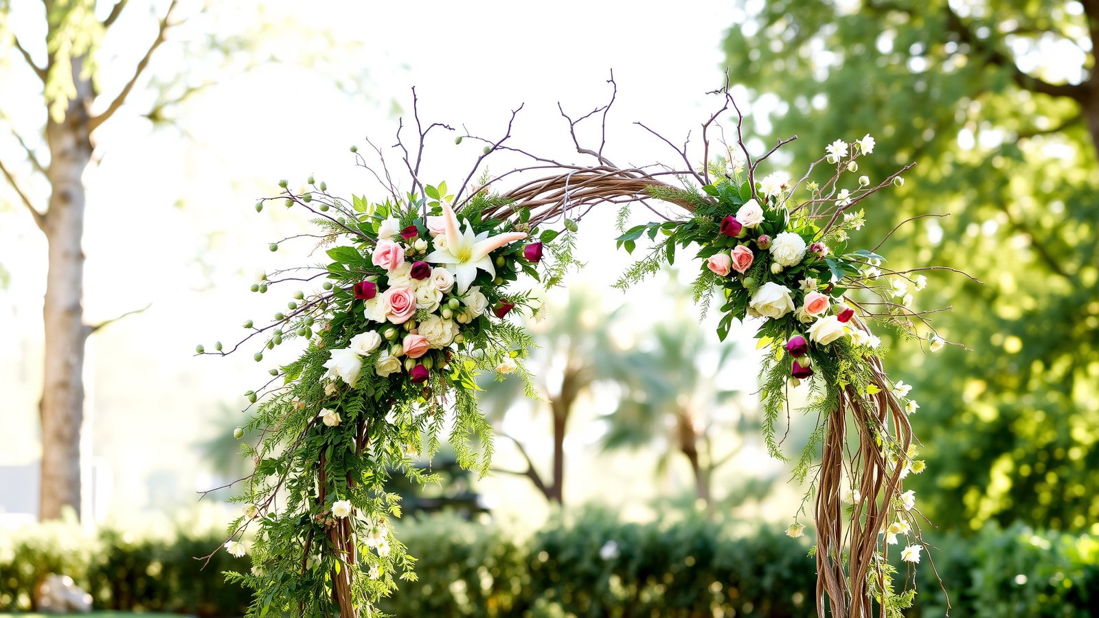 2. DIY Floral Arches