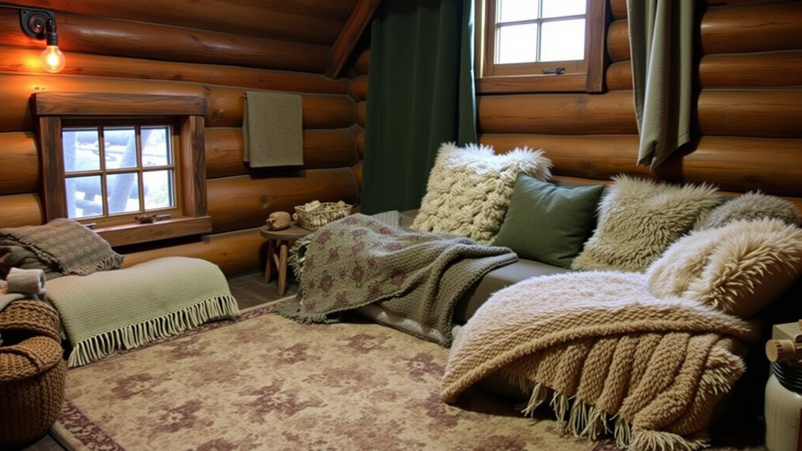 2. Layered Textiles for Cozy Comfort