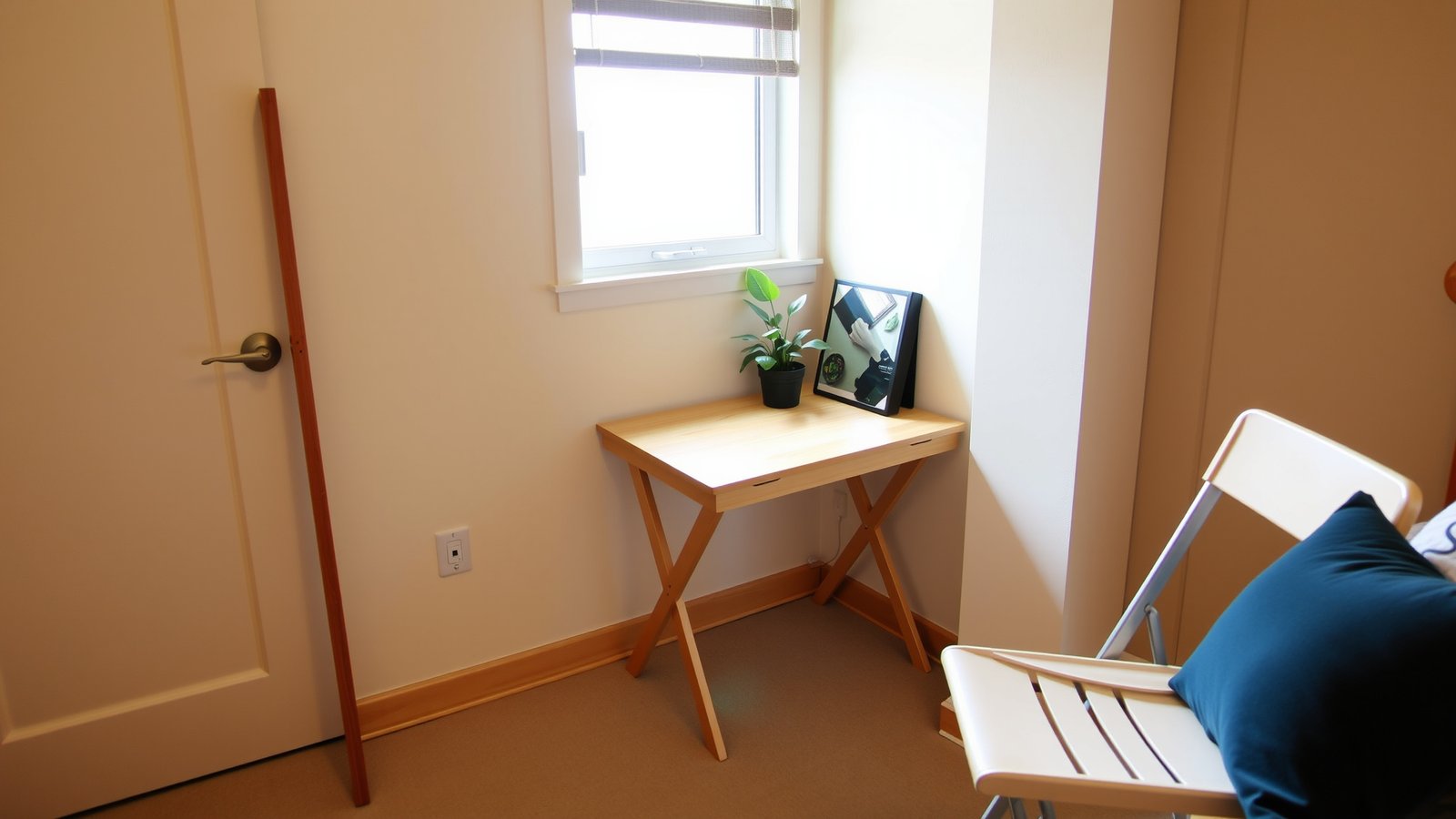 2. Use a Foldable Desk