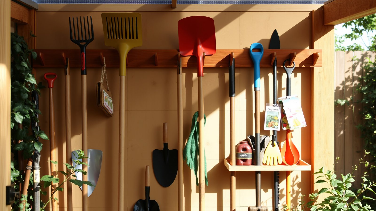 3. Create a Garden Tool Rack