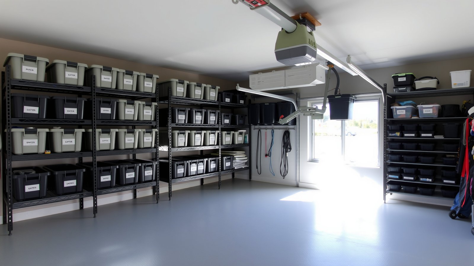 3. Overhead Storage Racks