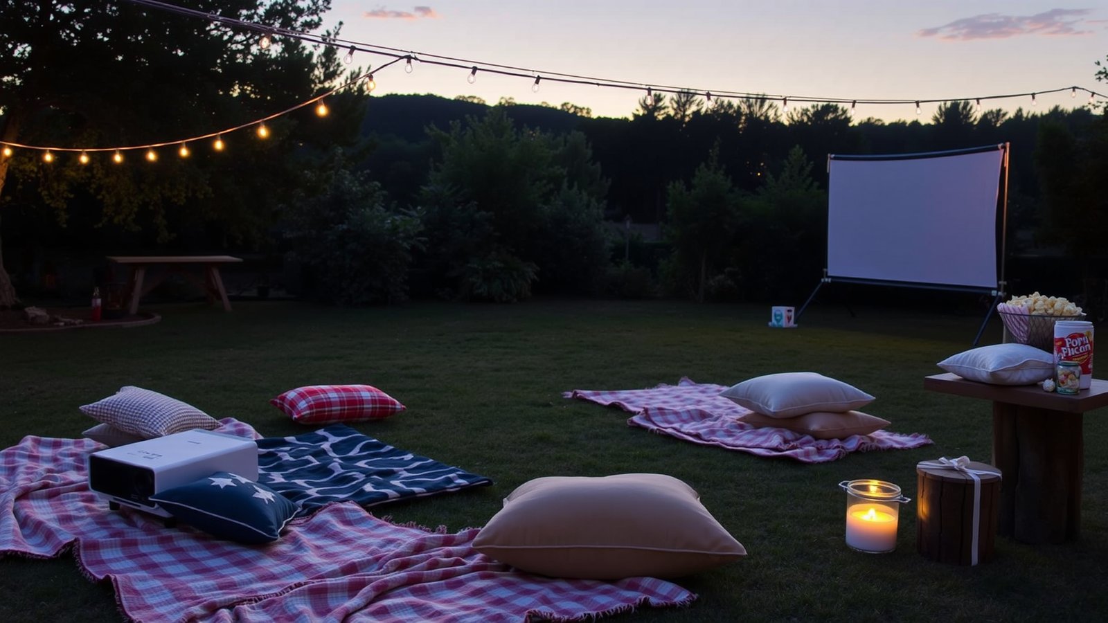 4. Outdoor Movie Night