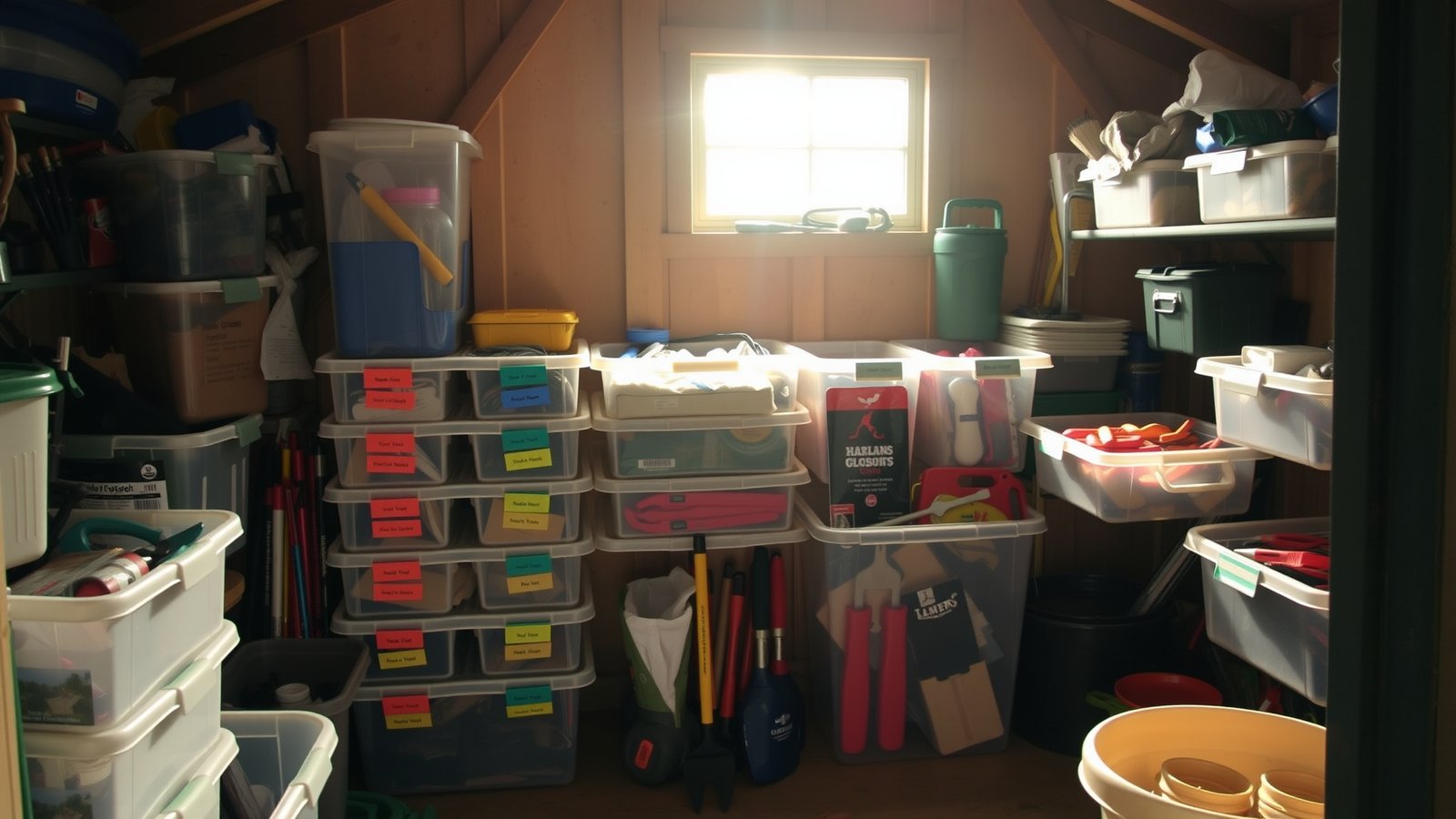 5. Use Clear Storage Bins