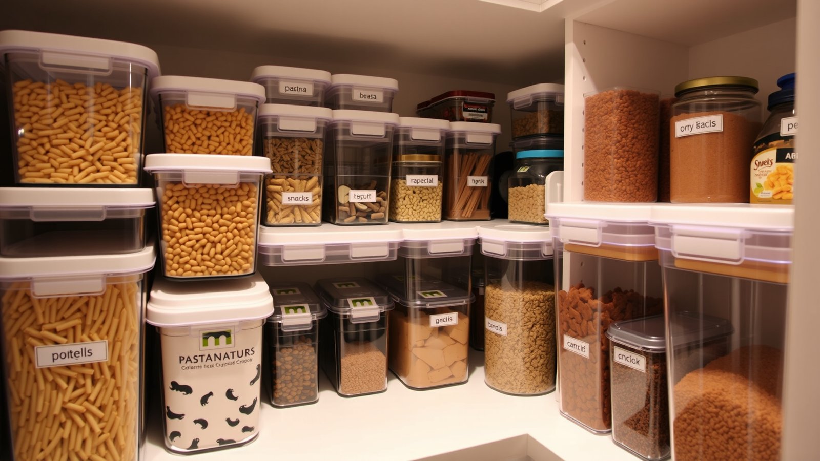 6. Clear Storage Containers