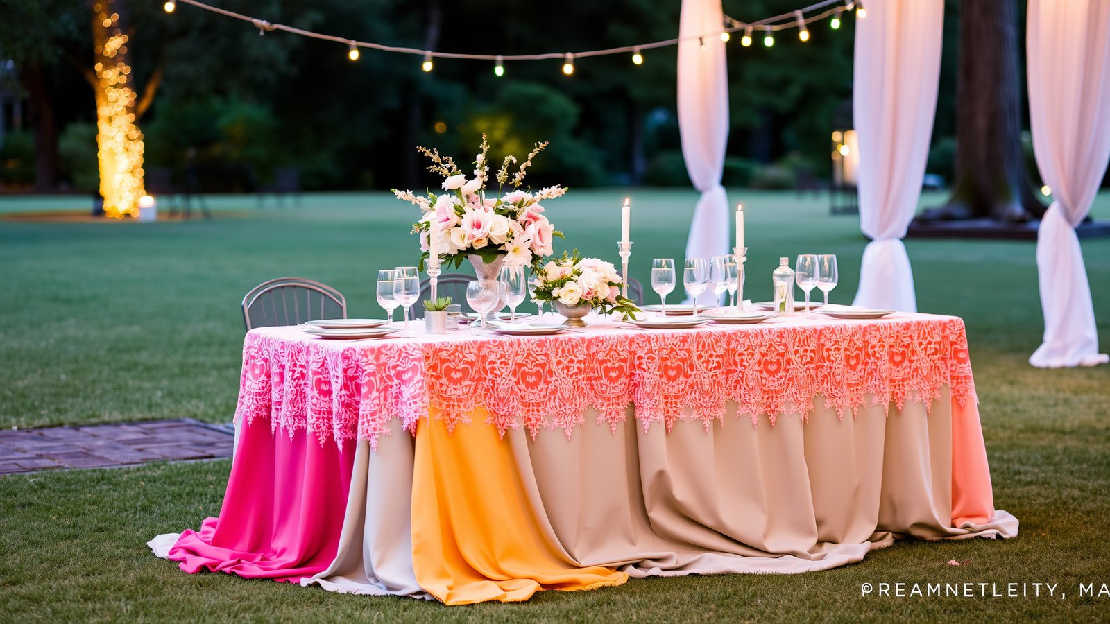 7. Beautiful Table Linens