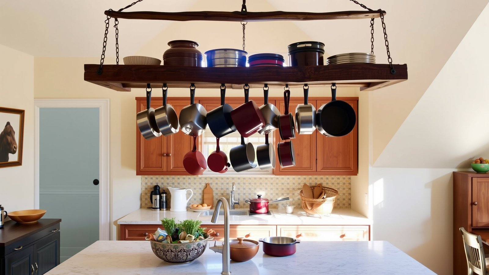 7. Hanging Pot Racks