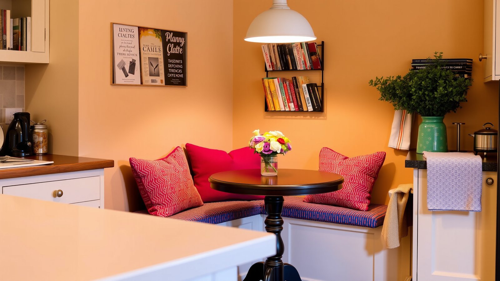 7. Include a Cozy Breakfast Nook