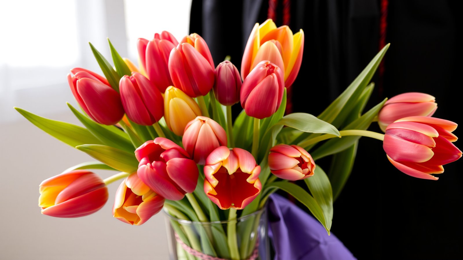 8. Graceful Tulips