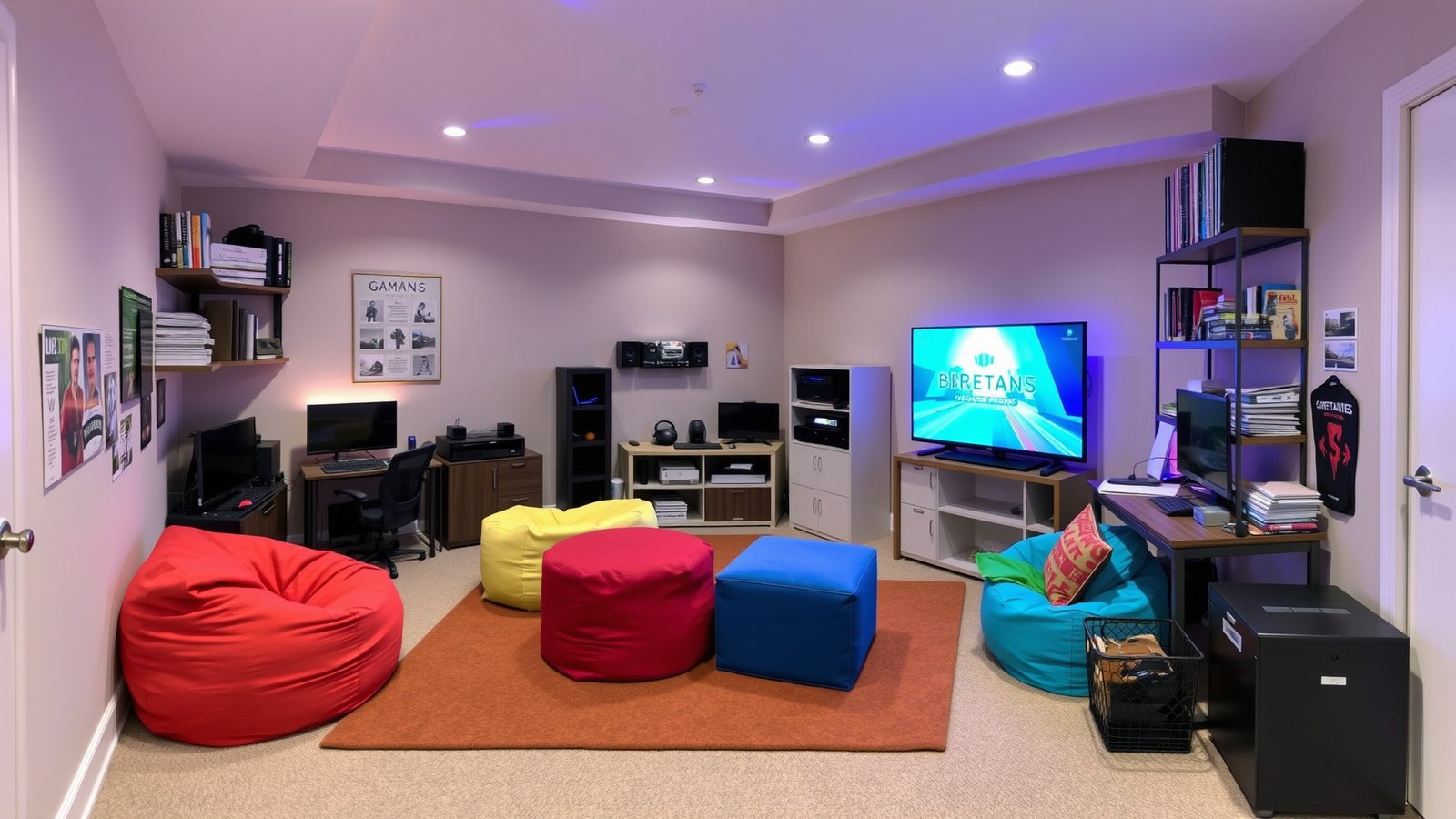 8. Multi-Use Gaming Space