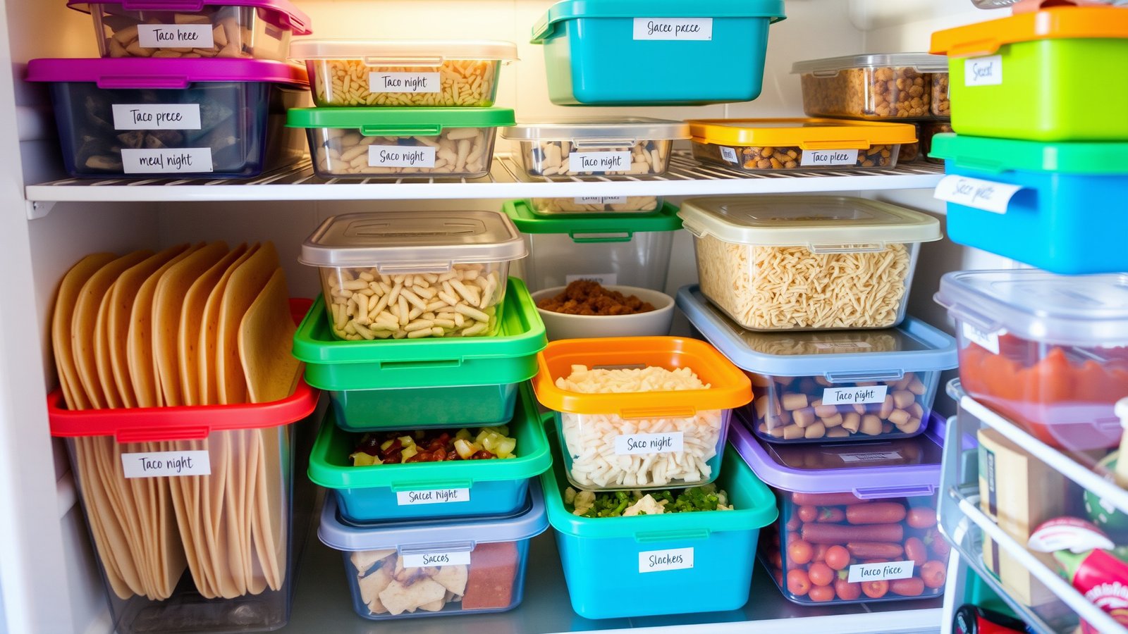 8. Organize by Meal Prep