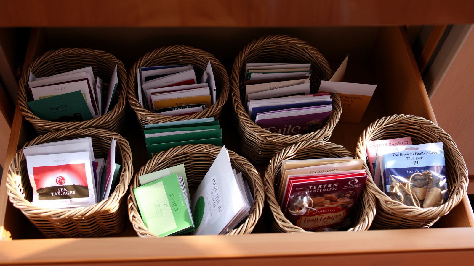 8. Use Baskets for Grouping