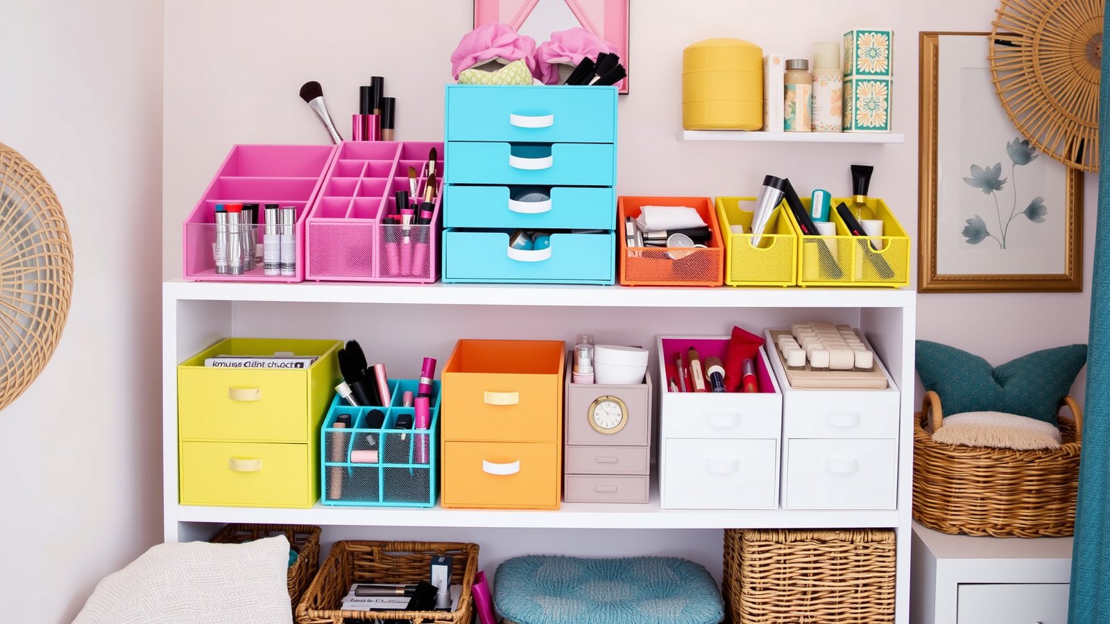 9. Color-Coded Organizers