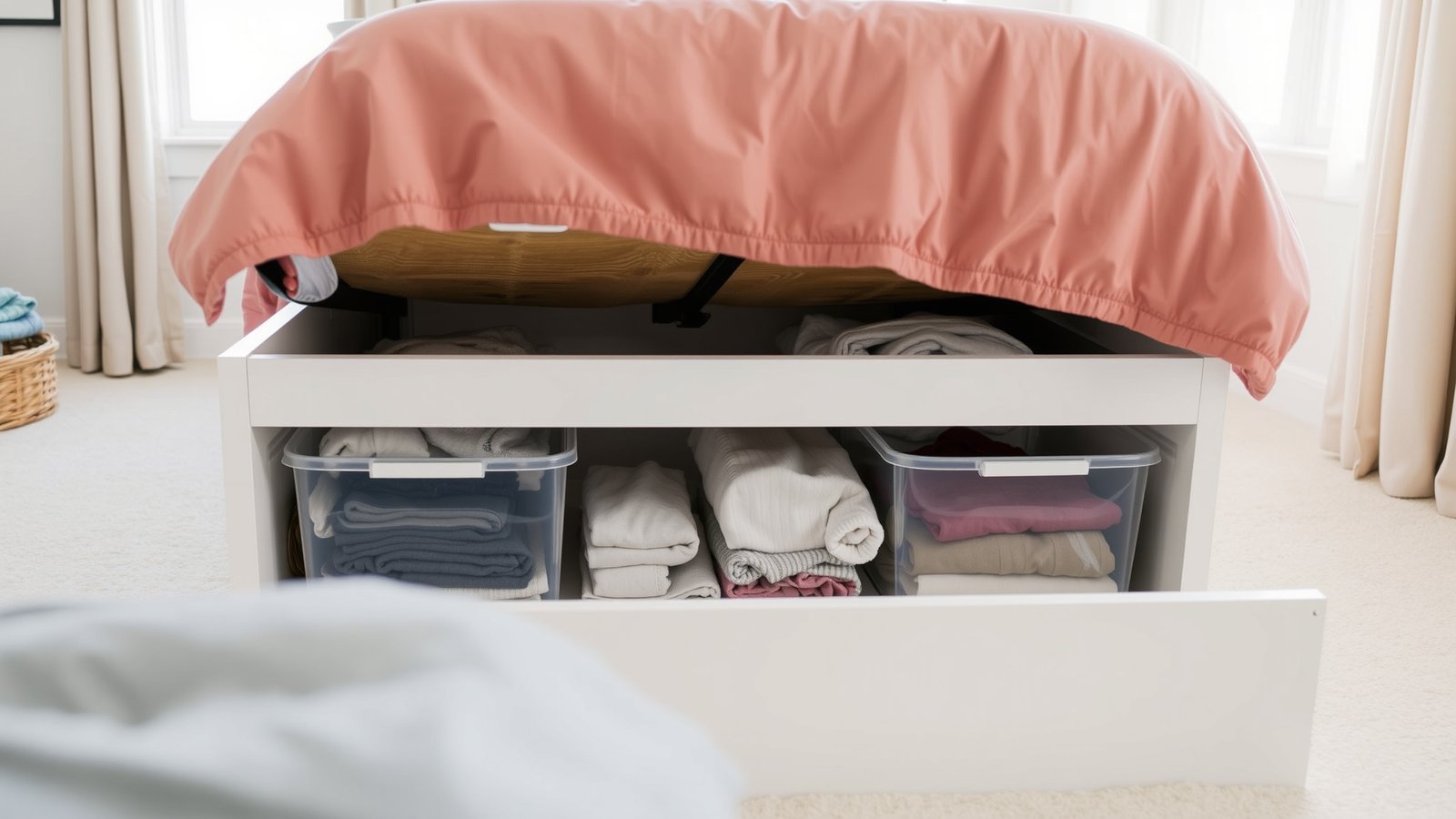 9. Utilize Under Bed Storage