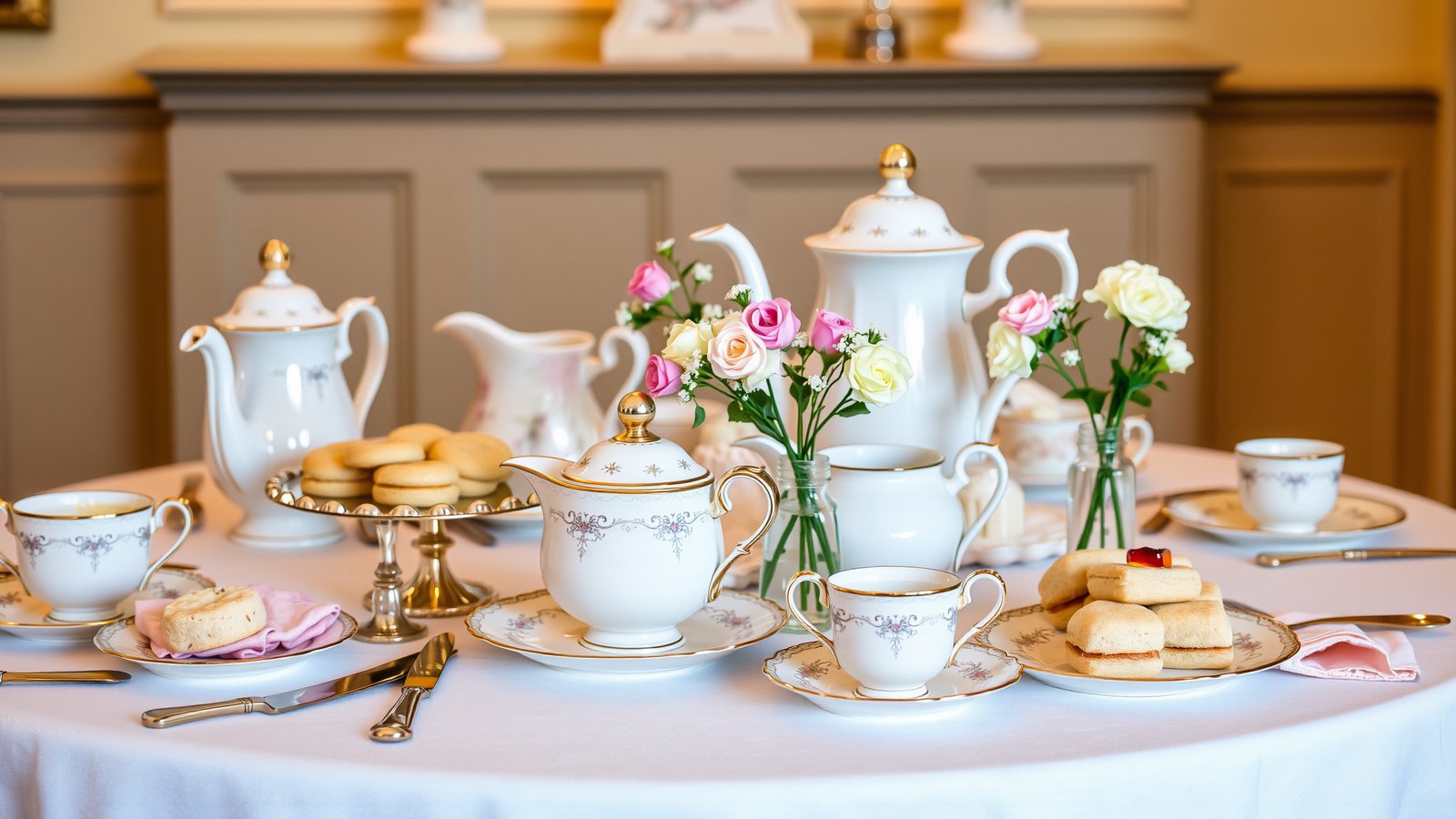 1. Classic English Tea Theme