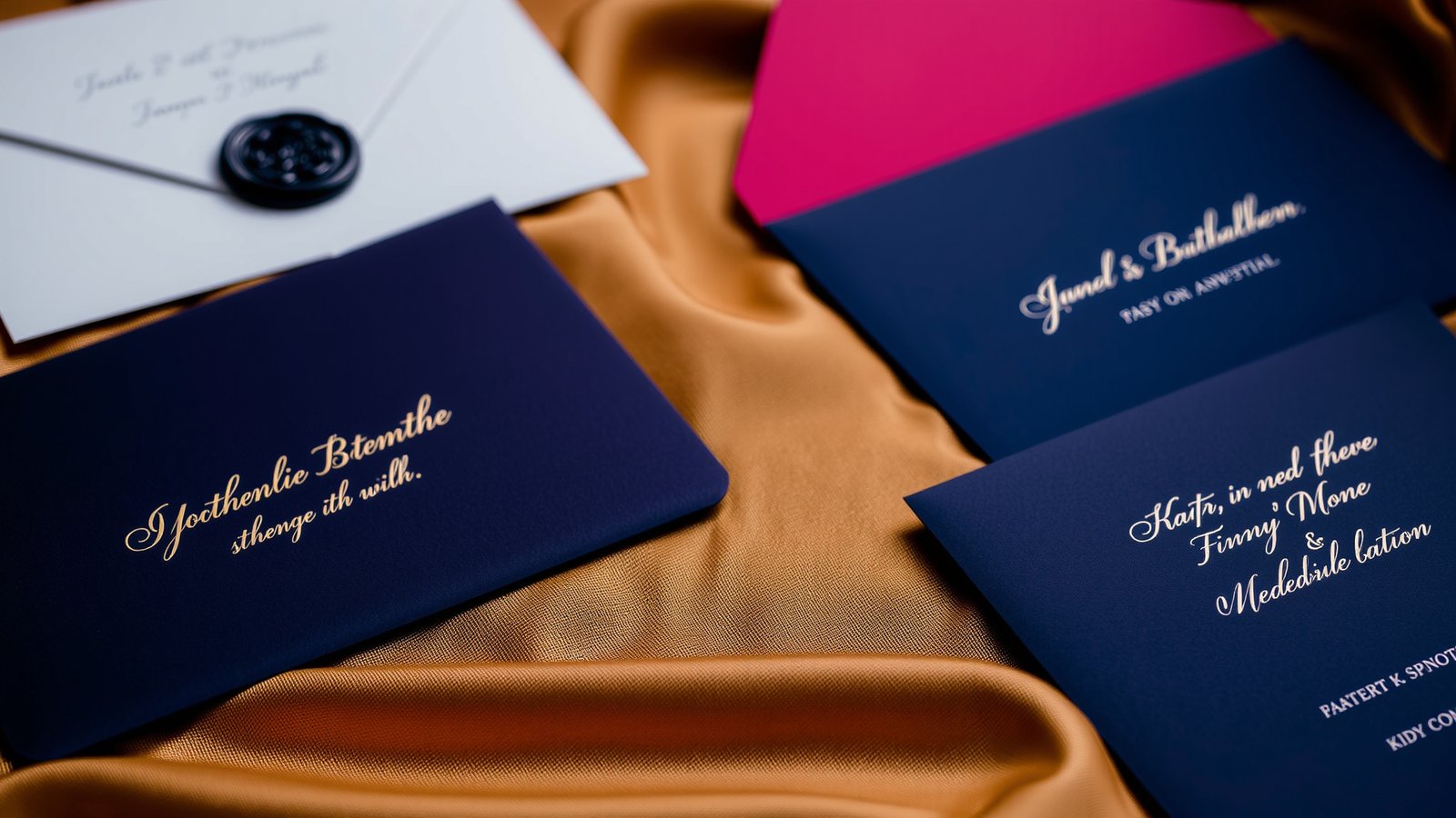 1. Jewel Tone Invitations