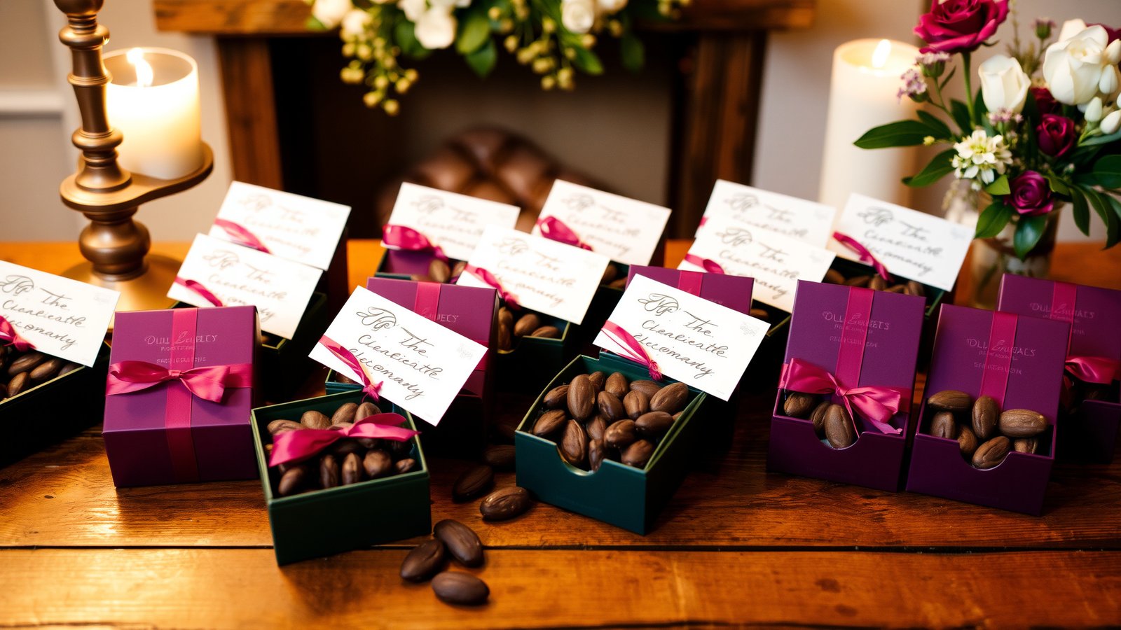 10. Jewel Tone Wedding Favors
