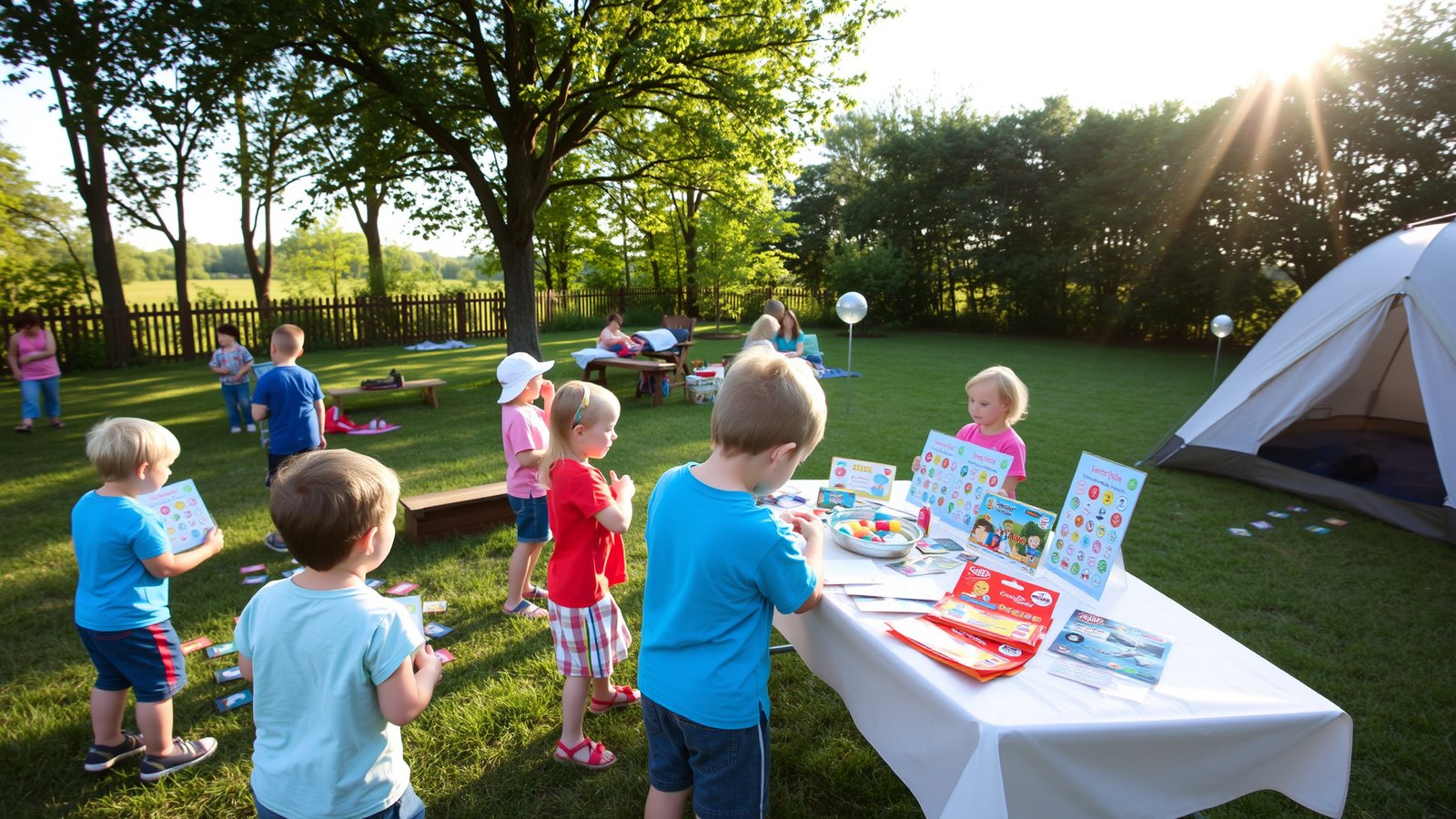 11. Camping-Themed Games