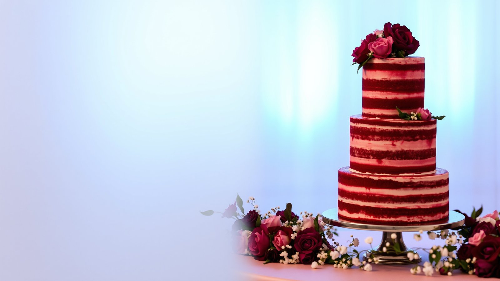 4. Jewel Tone Wedding Cake
