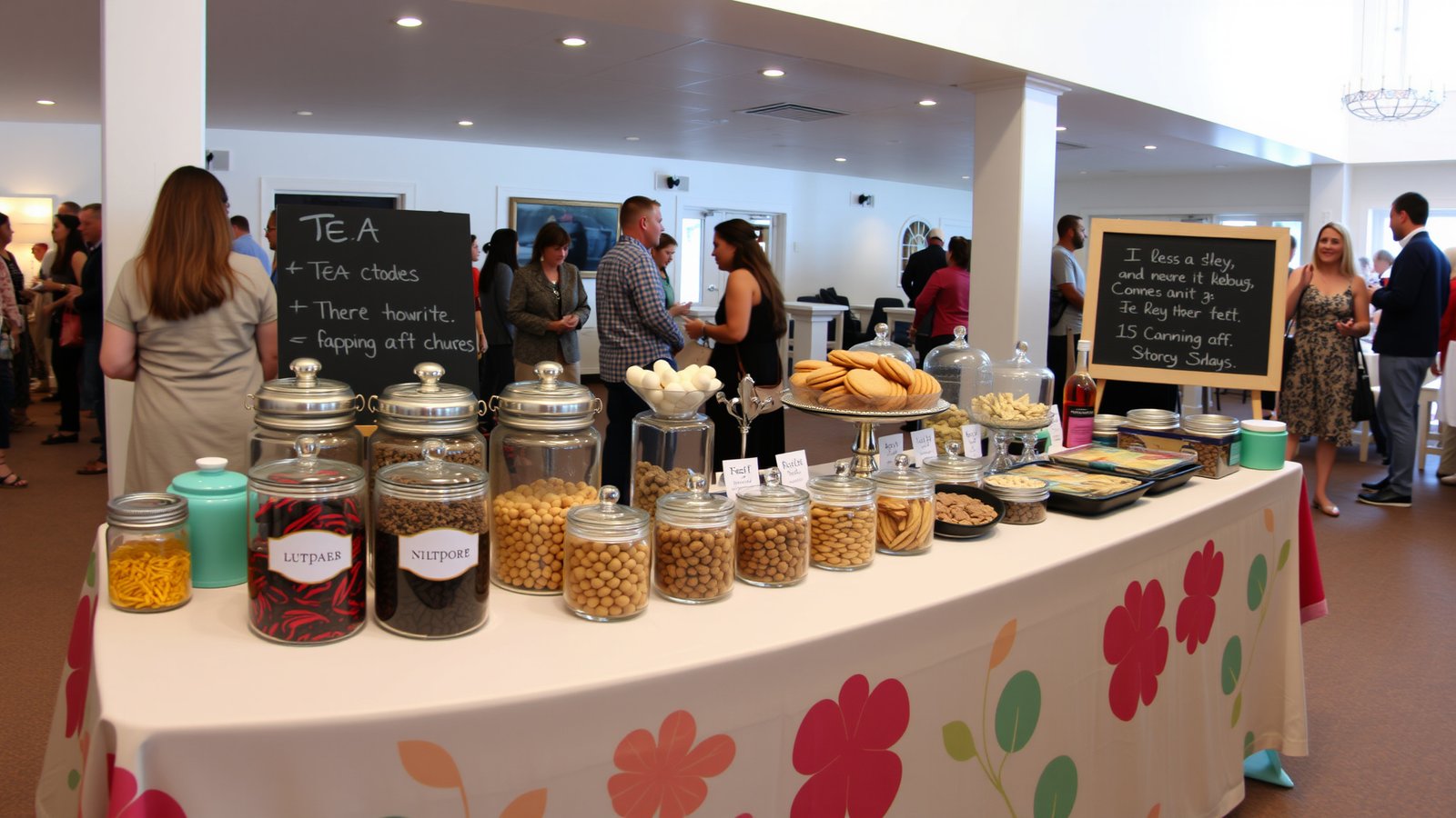 8. Festive Tea & Treats Bar