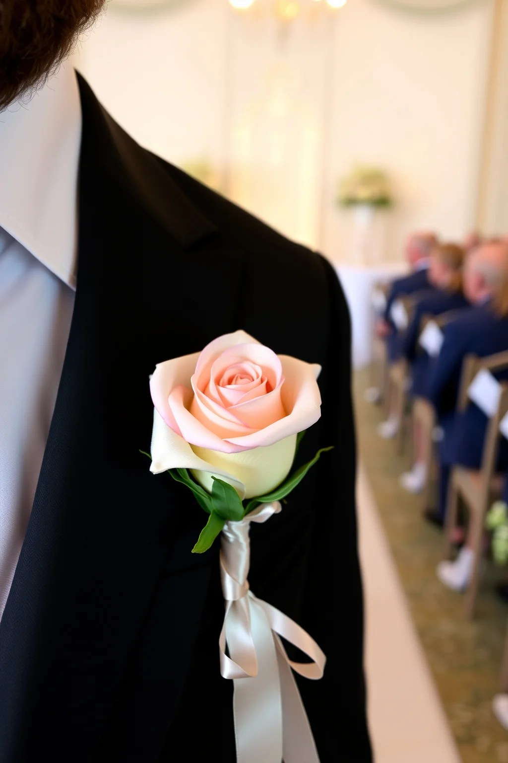 1. Classic Rose Boutonniere