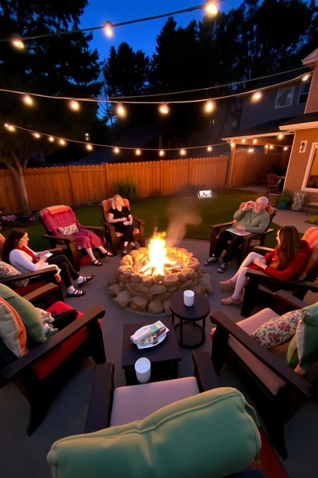 1. Create a Cozy Fire Pit Area