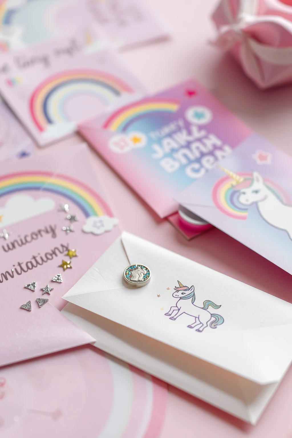 1. Magical Unicorn Invitations