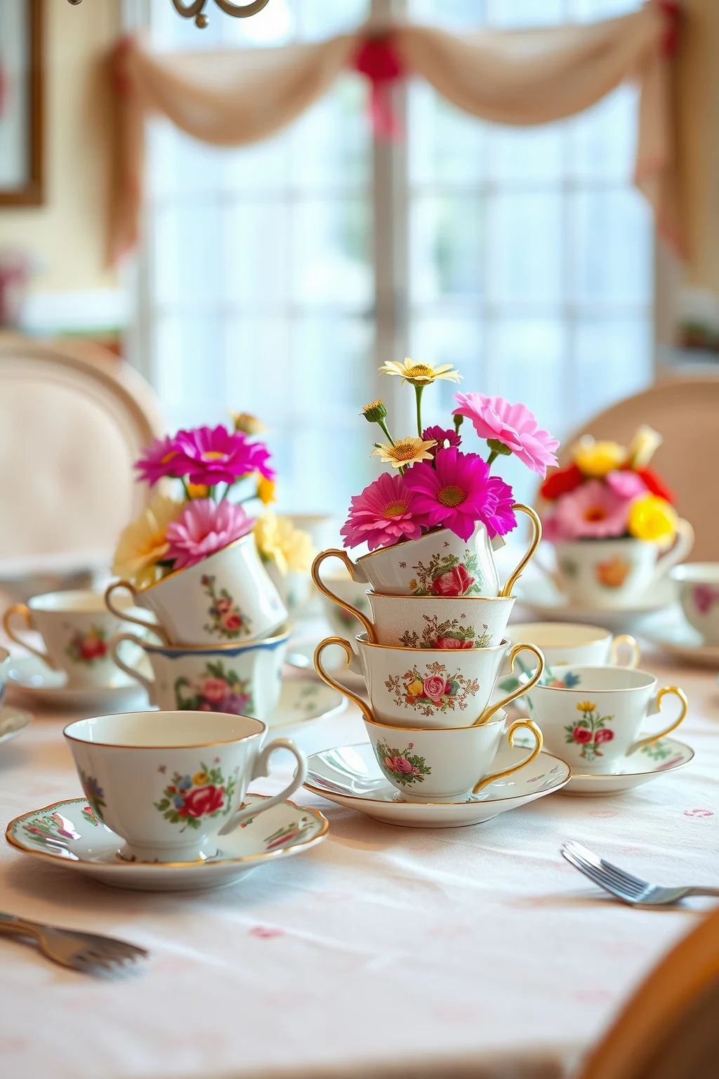 1. Vintage Teacups