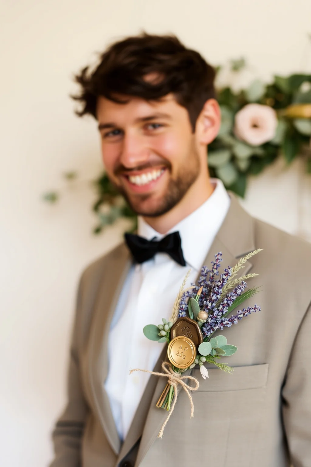 12. Dried Flower Boutonniere