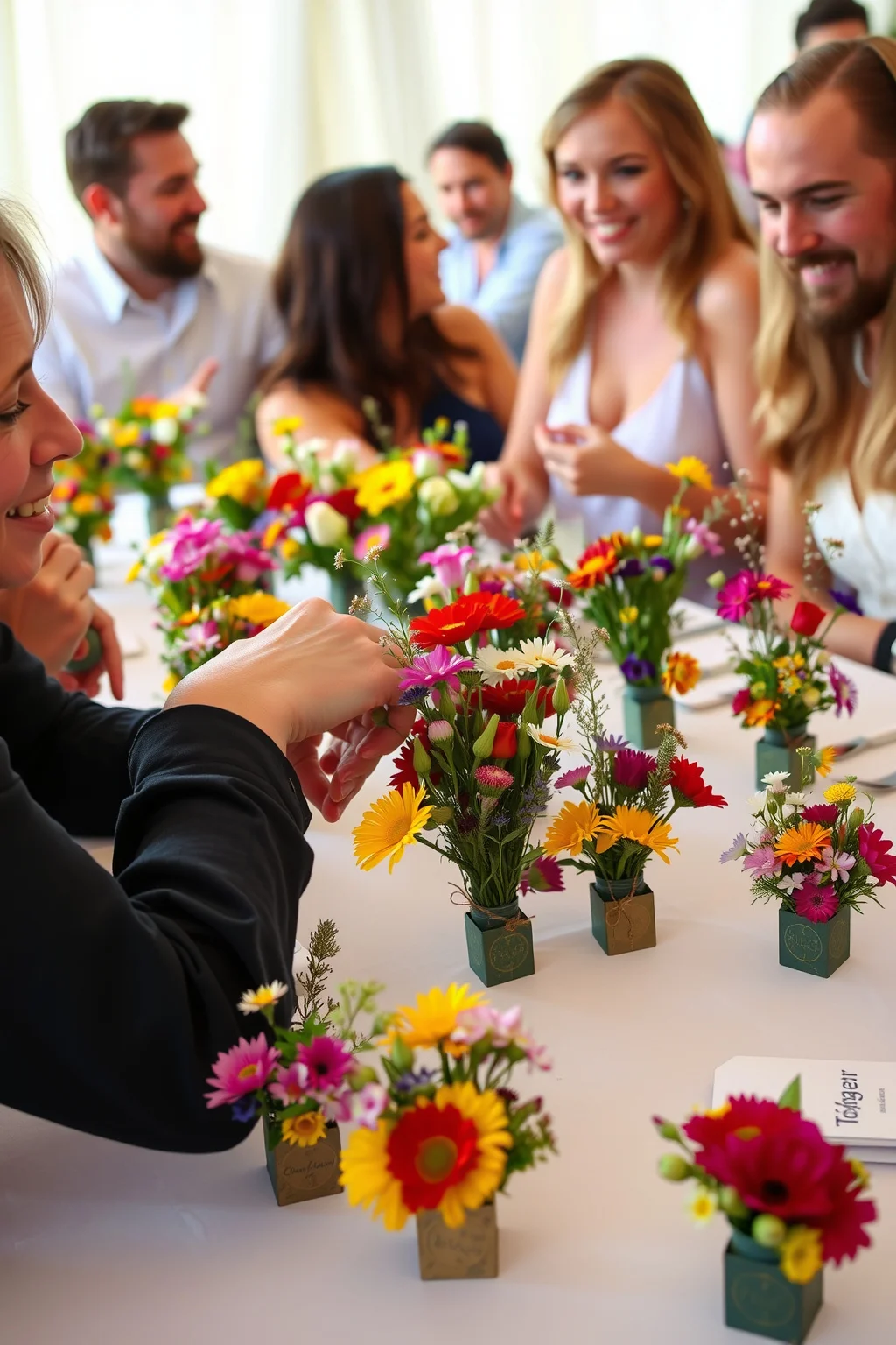 13. Wildflower Bouquet Holders
