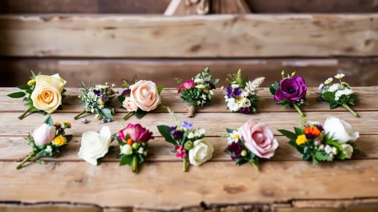 15 Boutonniere Ideas for Weddings and Special Days
