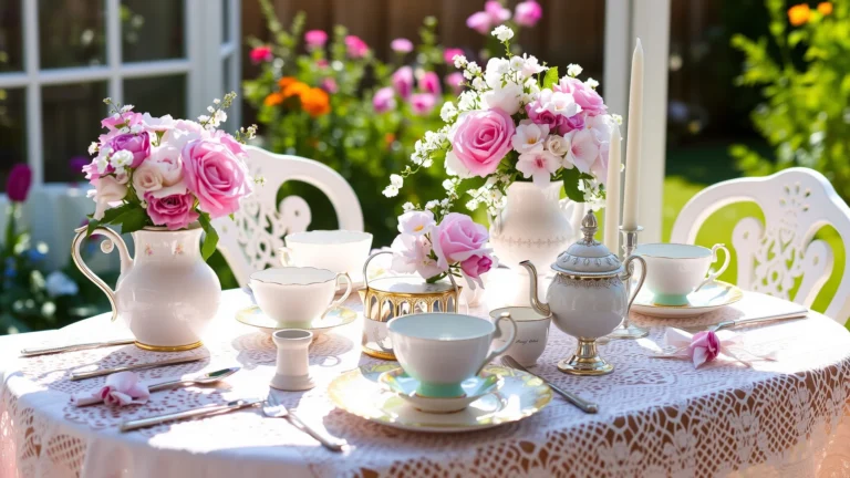 15 Tea Party Table Decor Ideas for a Charming Setup